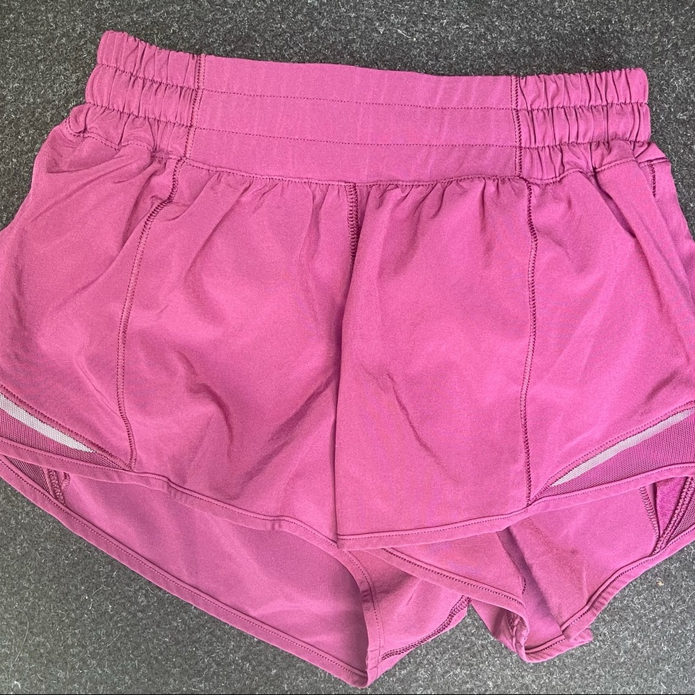 Lululemon “Cassis” Hotty hot shorts